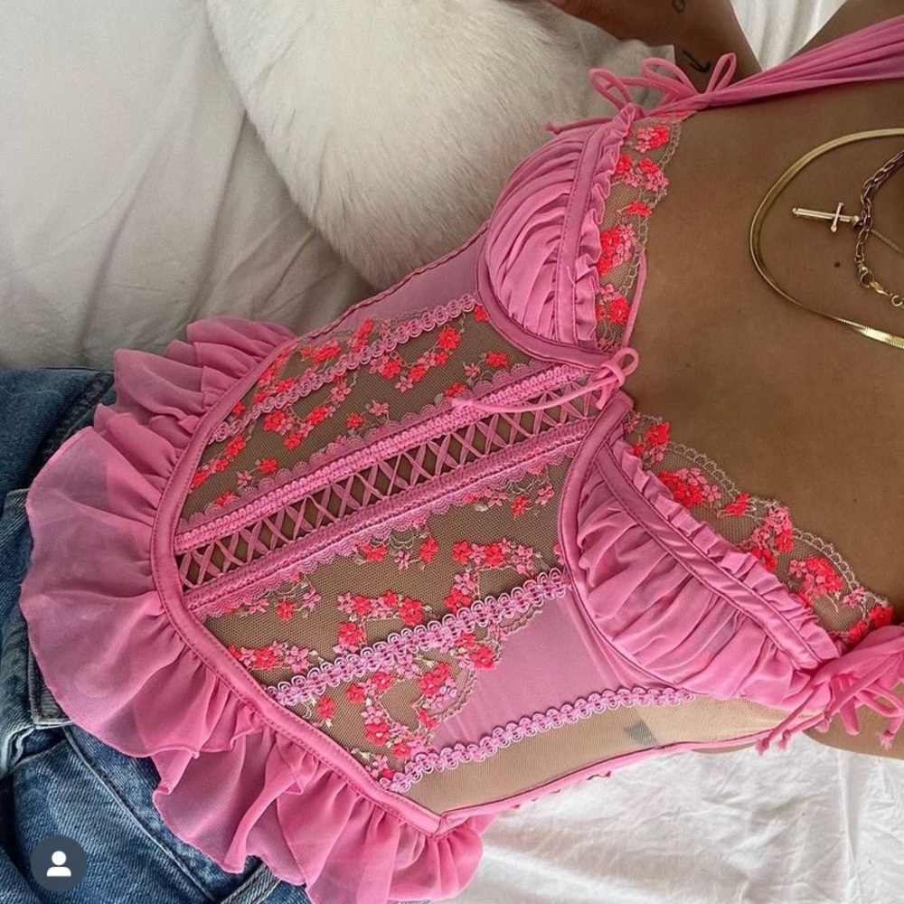 SOLD OUT For Love & Lemons Love Bouquet Bustier